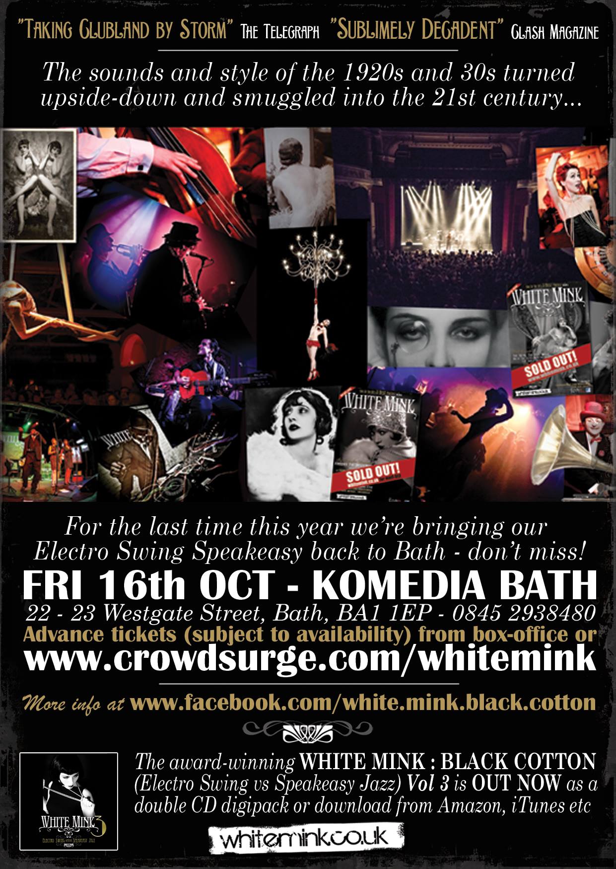 WHITE MINK - BATH - 16th OCT 2015