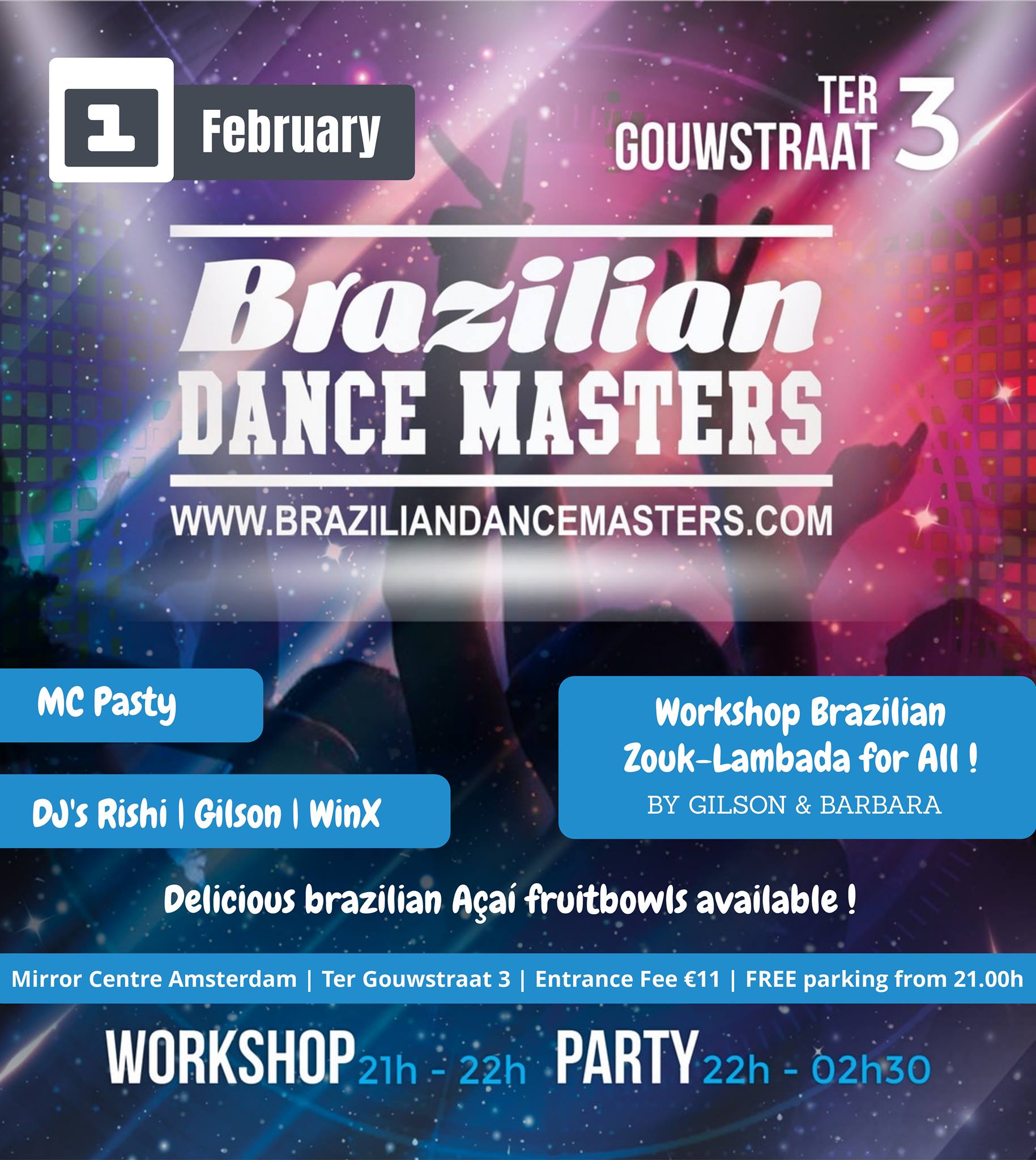 1 Feb - BDM party - 100% Brazilian Zouk Lambada