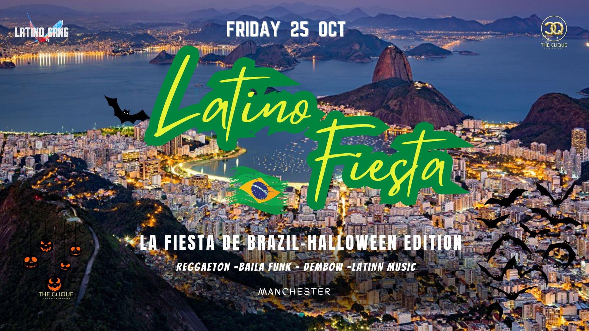 LATINO GANG La fiesta de Brazil - Halloween Edition MCR Lounge