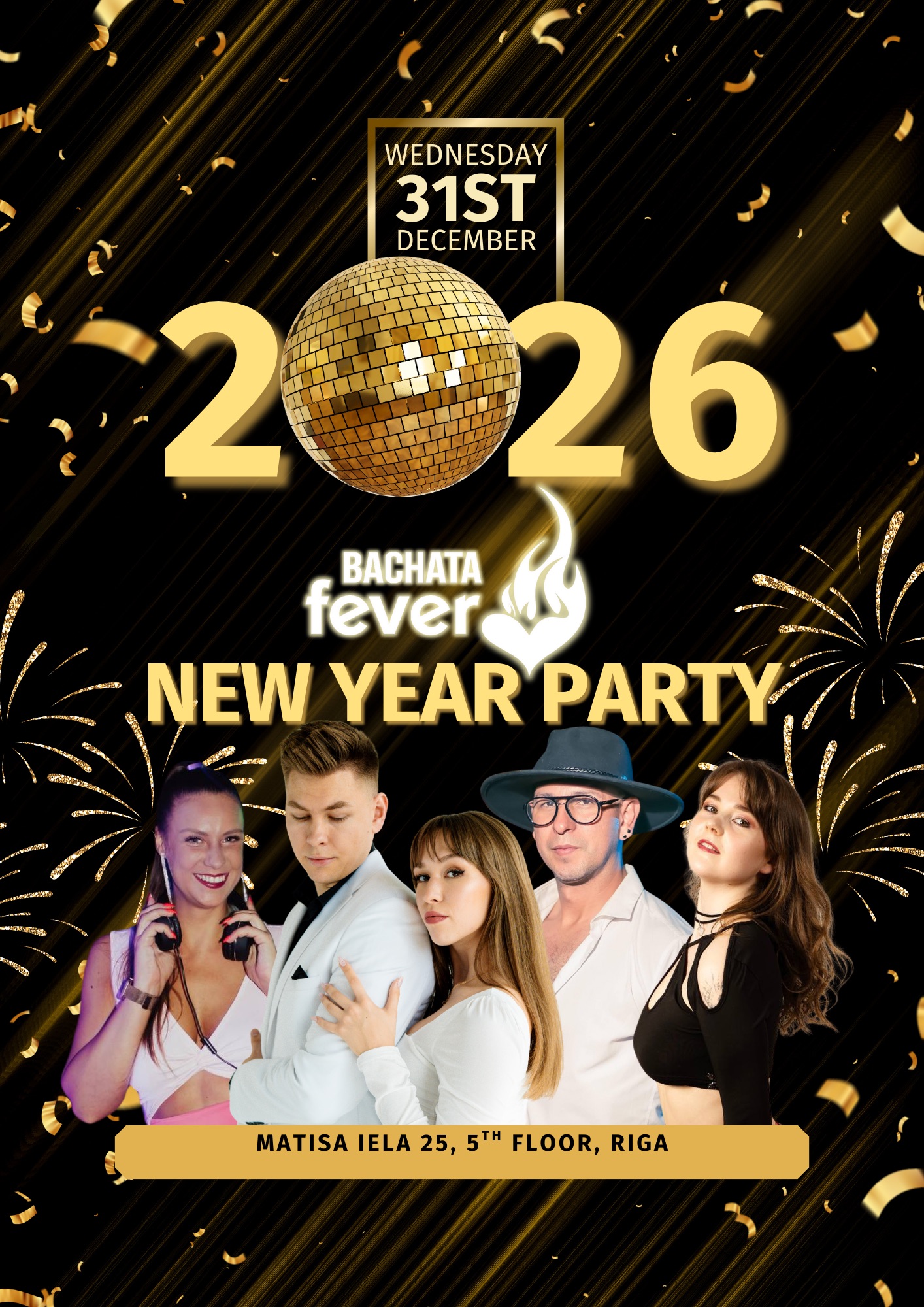 Bachata Fever New Year’s party!