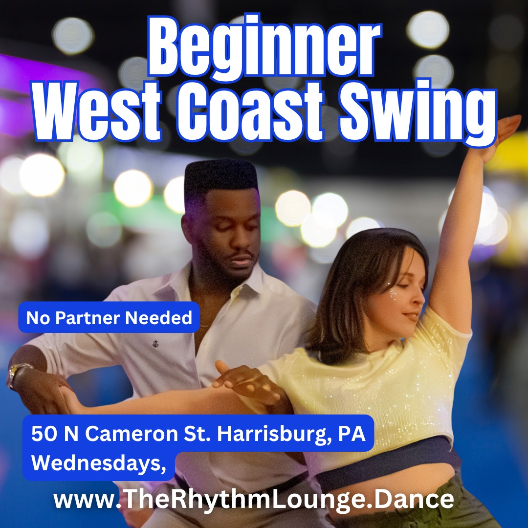 Beginner West Coast Swing for Everyone, 3 week super starter session - Harrisburg