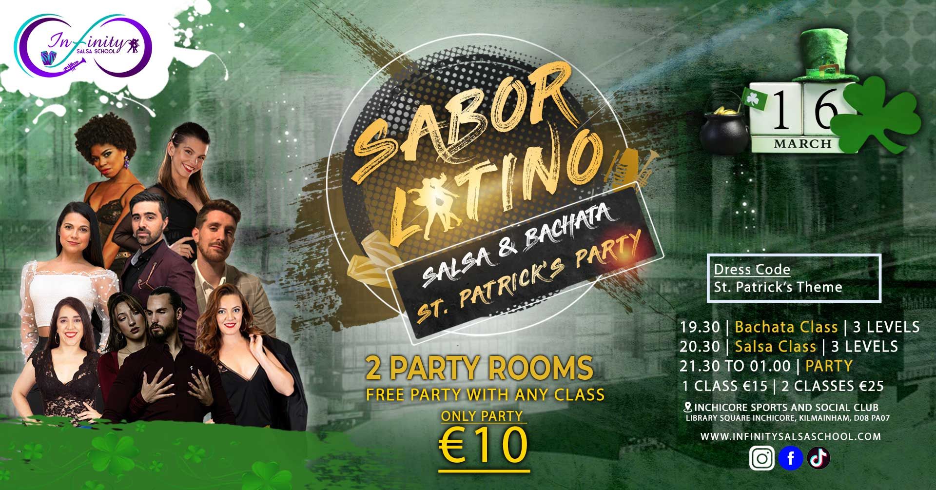 Salsa and Bachata St. Patrick's Celebration!