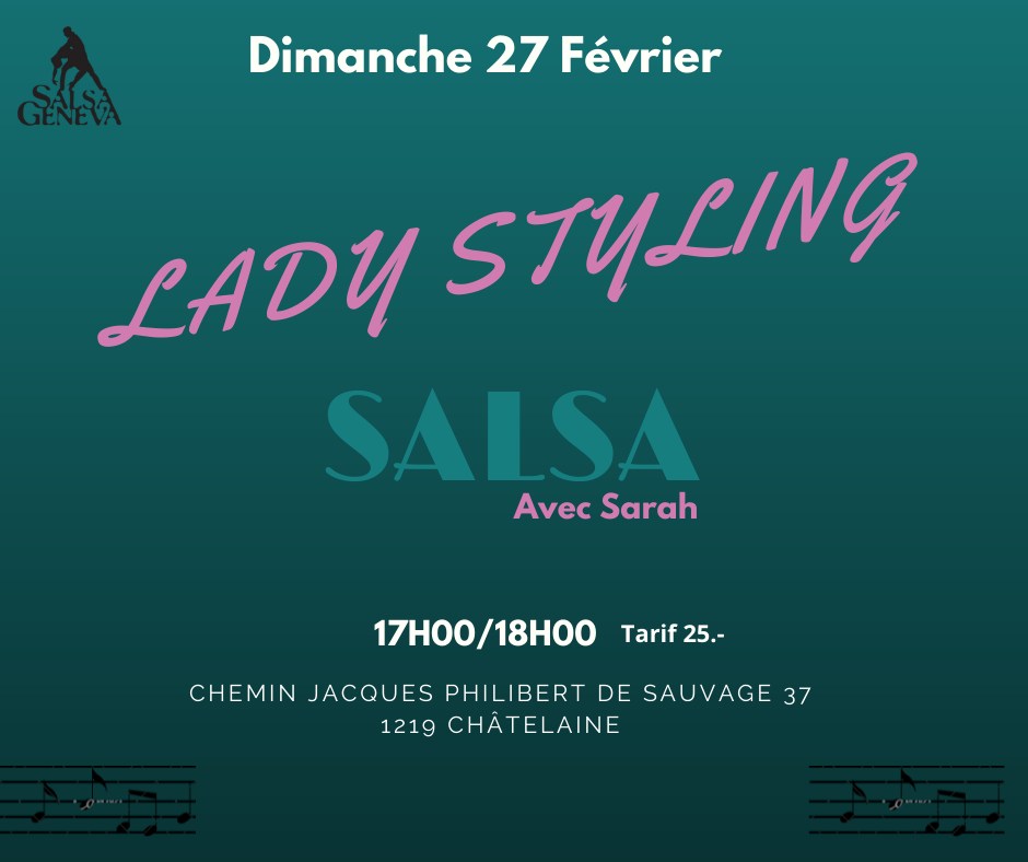 Lady styling salsa