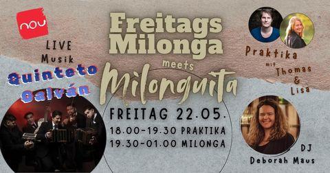 Pfingst-Freitags-Milonga meets Milonguita Spezial LIVE Quinteto Galván DJ Deborah Maus