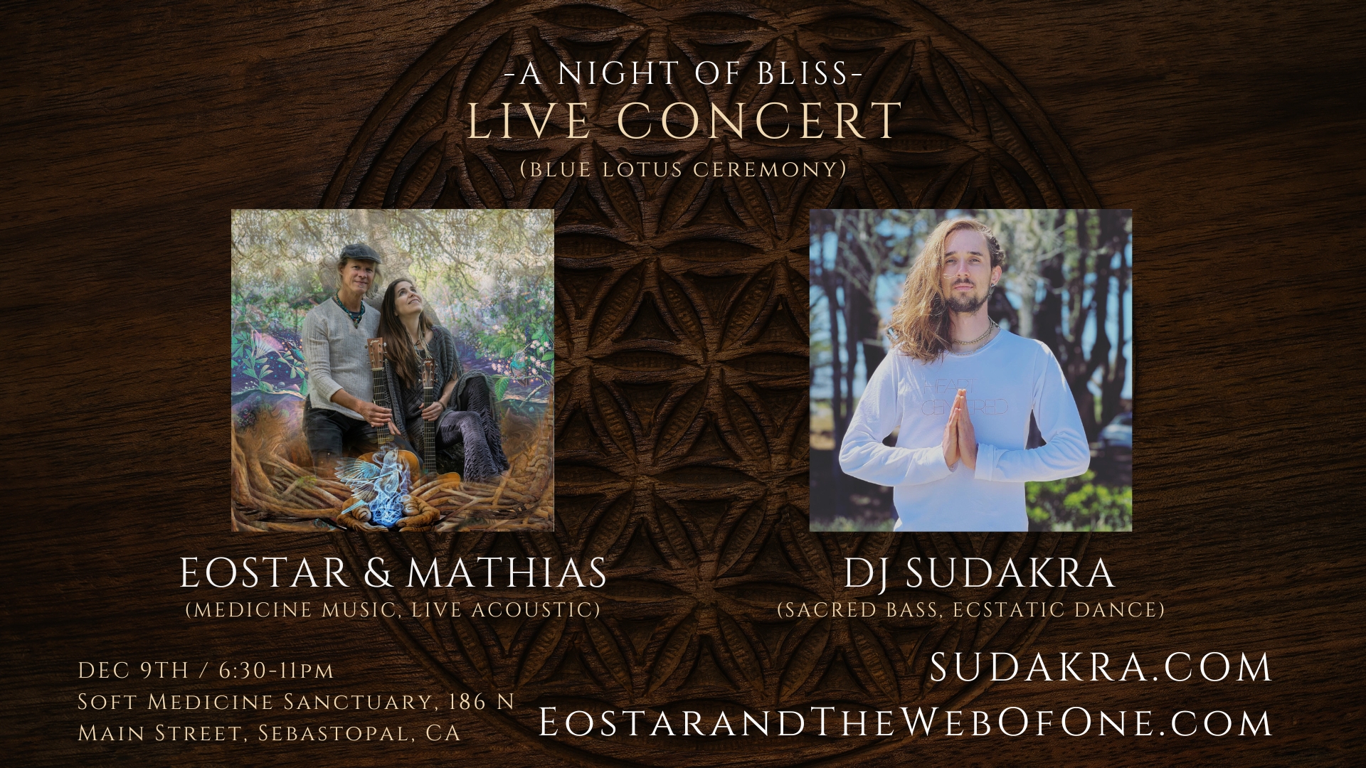 Medicine Music and EDance w EOSTAR and MATHIAS and DJ SUDAKRA !