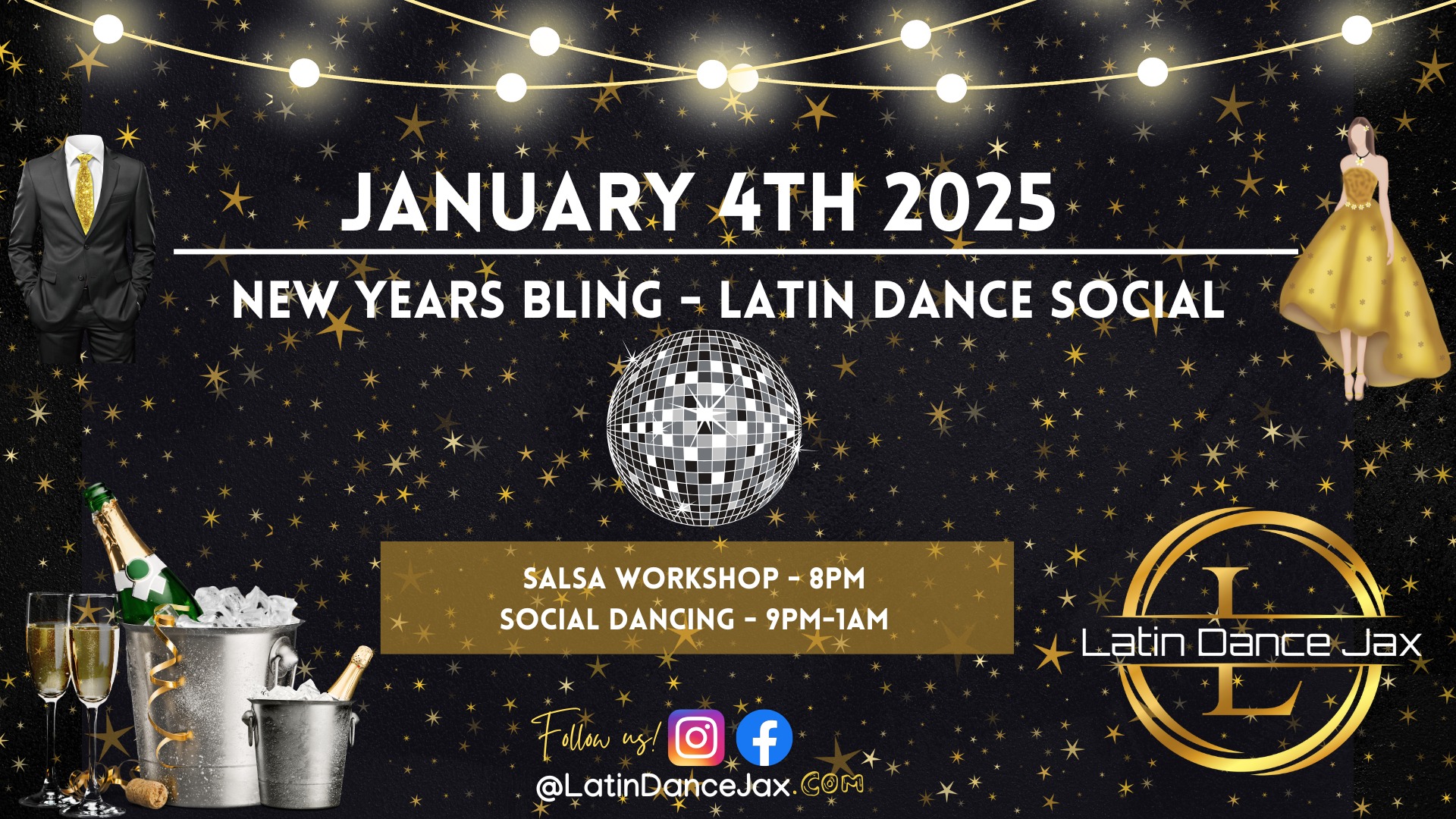 New Years Bling Social - Latin Dance Jax