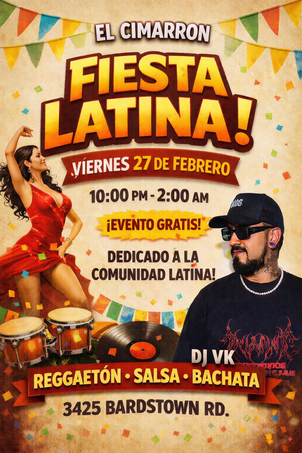 Fiesta Latina en el Cimarrón