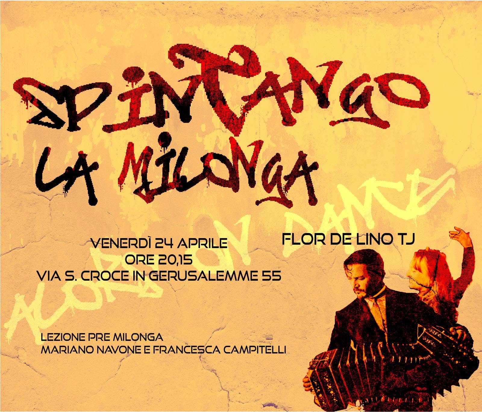 Spin Tango allo Spin Time Flor de Lino Tdj