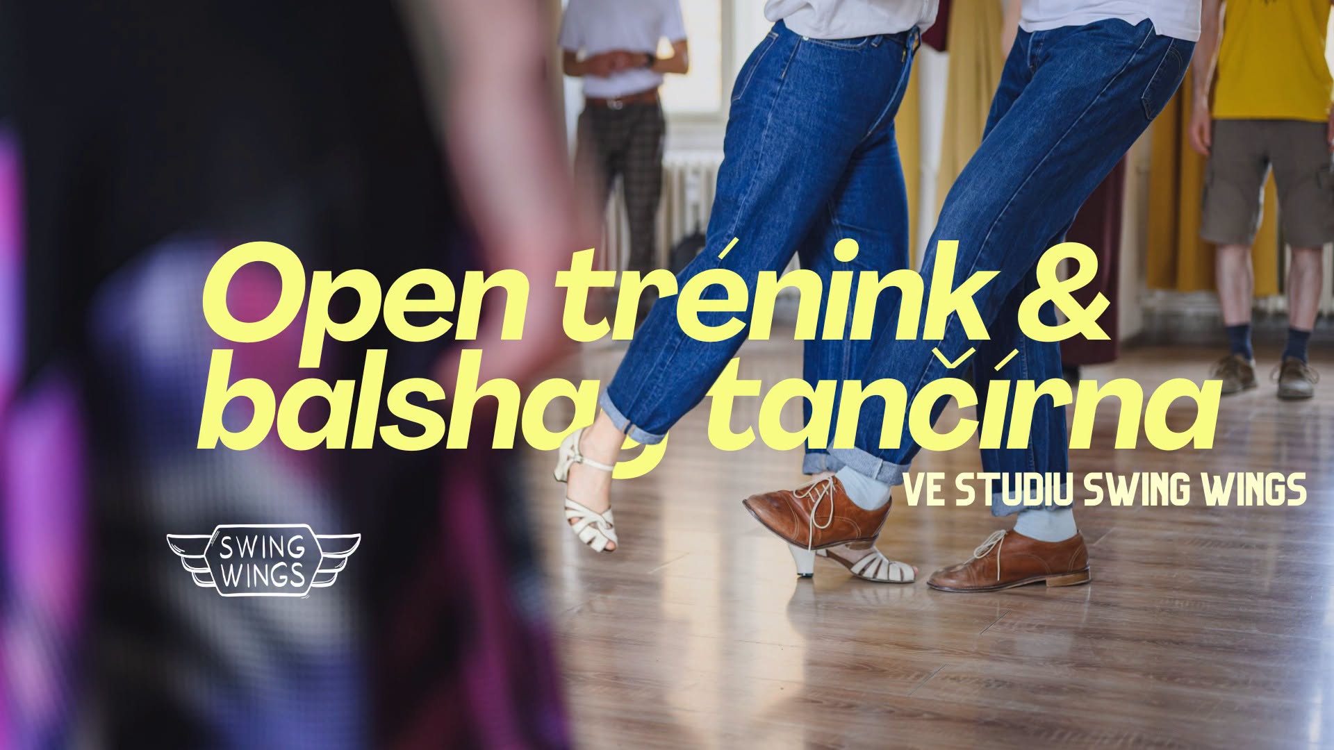 Open trénink a balshag tančírna ve studiu