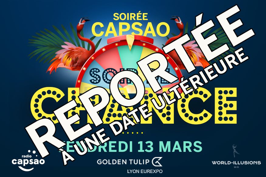 Soirée reportée Soirée CAPSAO : "Soir de chance"