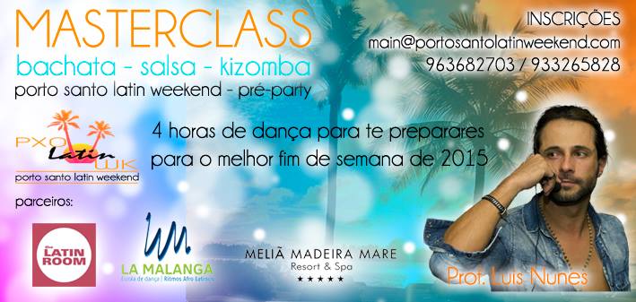 MASTERCLASS SALSA - BACHATA - KIZOMBA