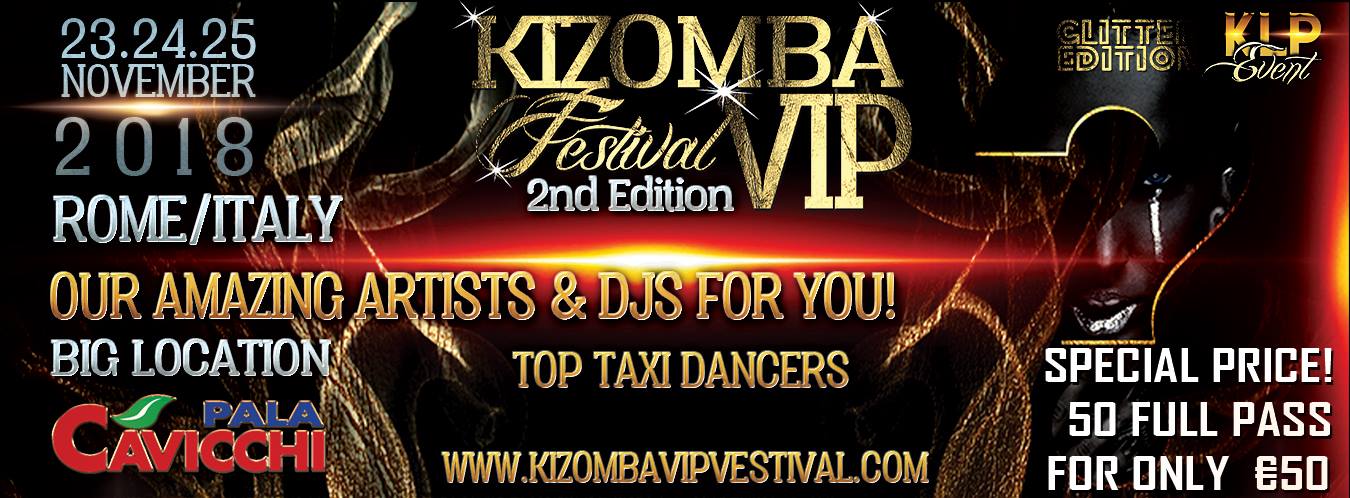 Kizomba Vip Festival Roma 2017 4 - 5 Nov, Official