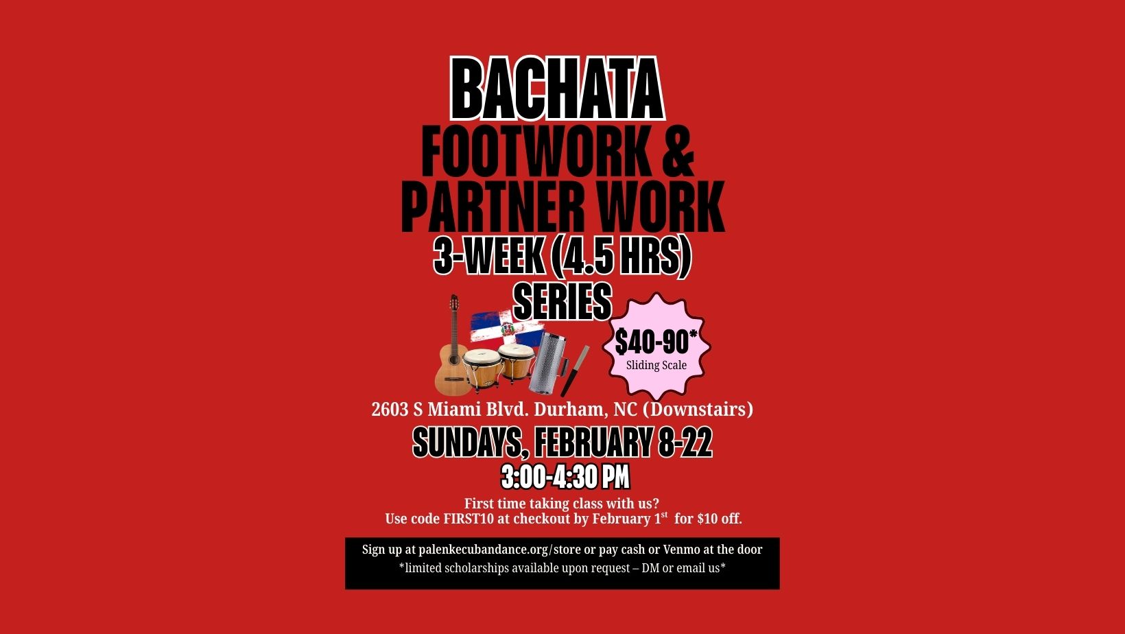 Bachata Footwork & Partner Work Series