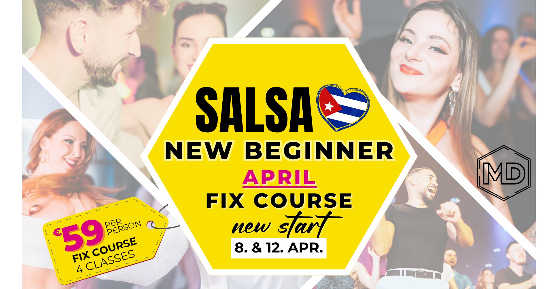 SALSA CUBANA BEGINNER COURSE Wednesdays or Sundays