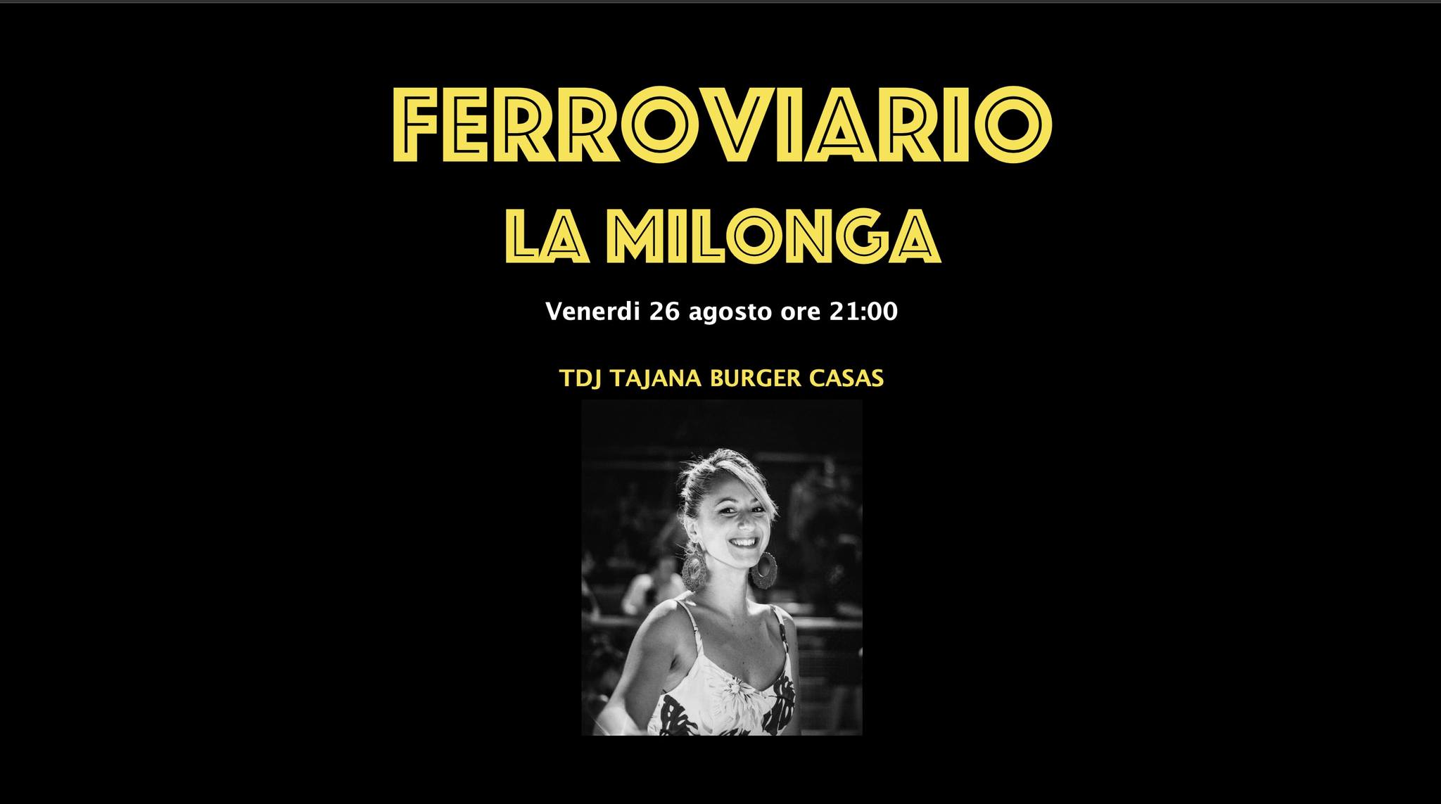 FERROVIARIO "LA MILONGA"