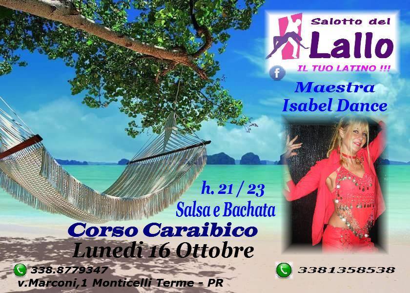 Corso Caraibico Maestra Isabel Dance Salotto del Lallo Monticelli Terme (PR