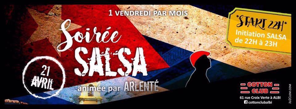 Soirée salsa avec Arlenté