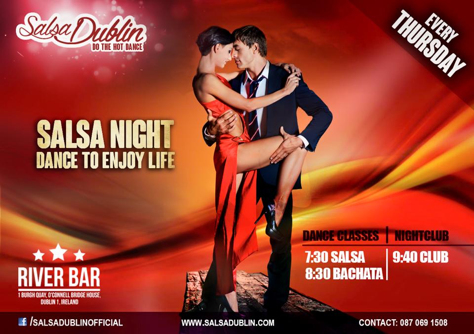 Salsa Night Thursday-Classes & Club @ River Bar Dublin