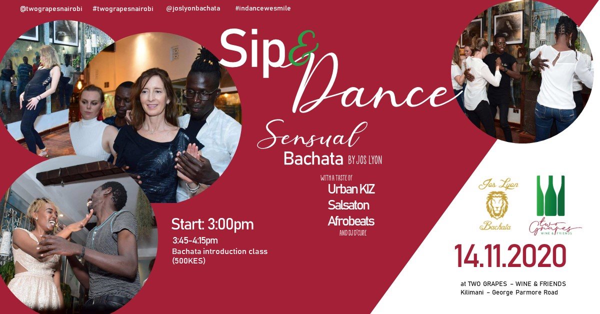 SIP & DANCE (sensual bachata with JosLyonSophie)
