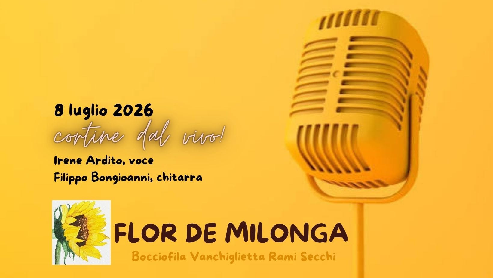 Flor de milonga - 8 luglio cortine live