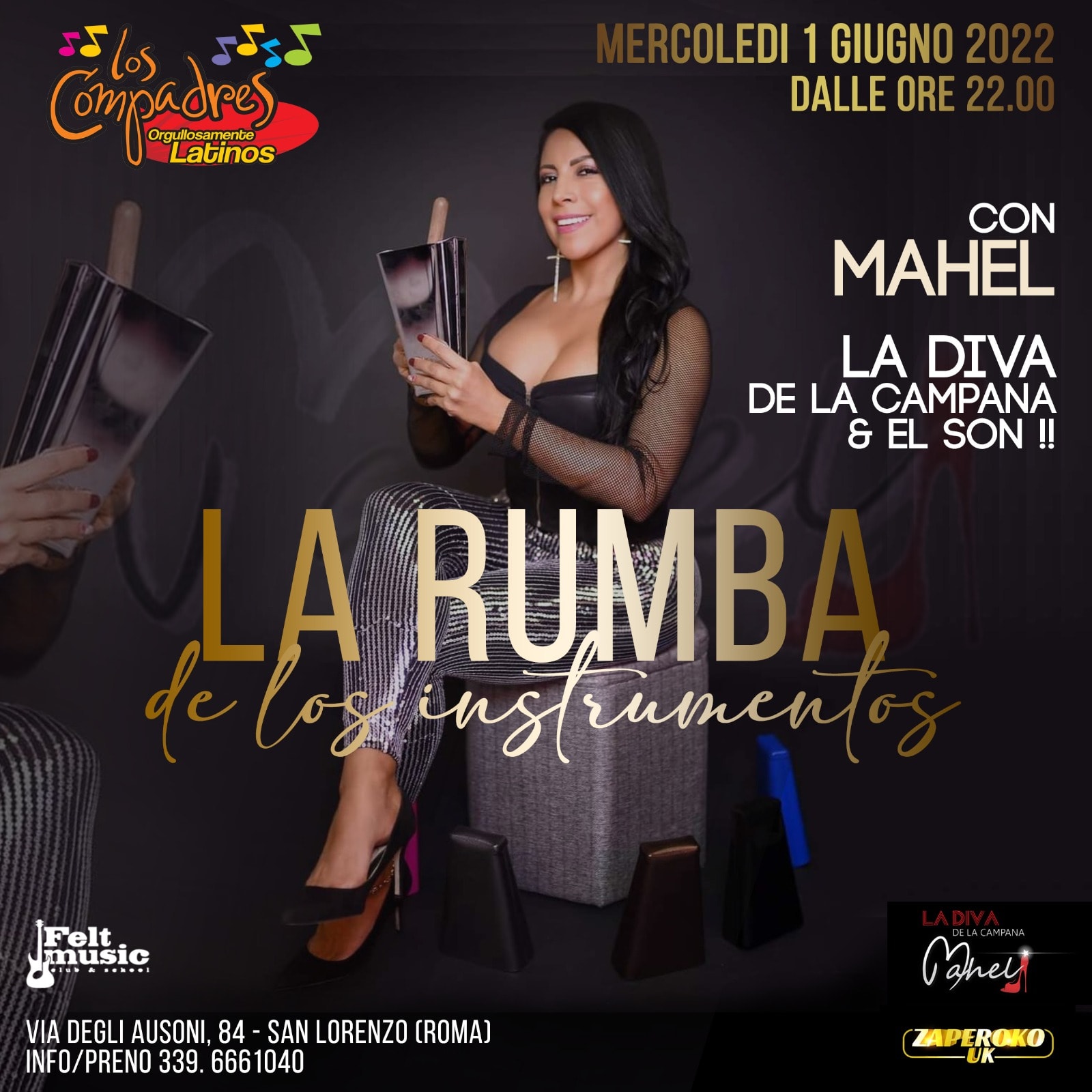 MAHEL LA DIVA DE LA CAMPANA EN LOS COMPADRES