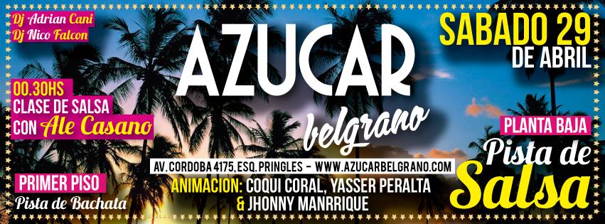 Descuento! Sabado 29 de Abril ! Salsa & Bachata!