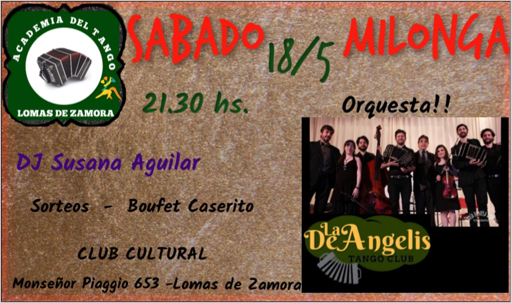 Milonga Academia Del Tango Lomas De Zamora