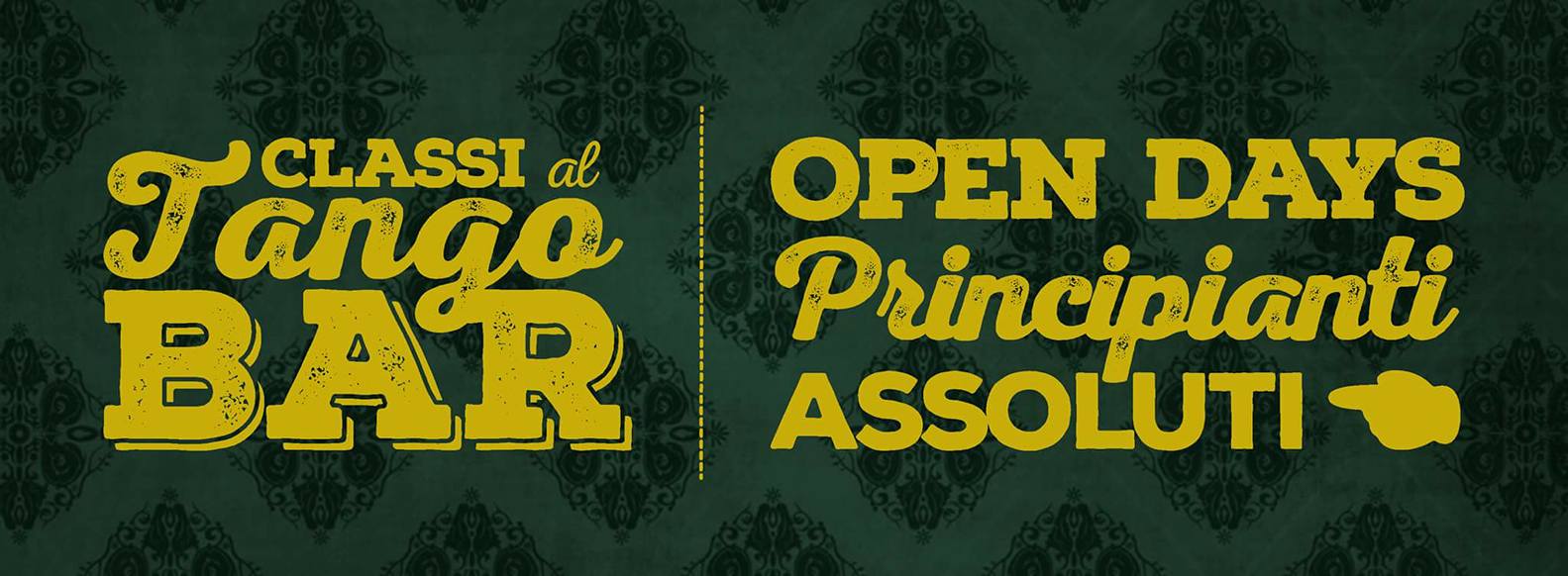 *OPEN DAYS* Tango Argentino: Principianti Assoluti
