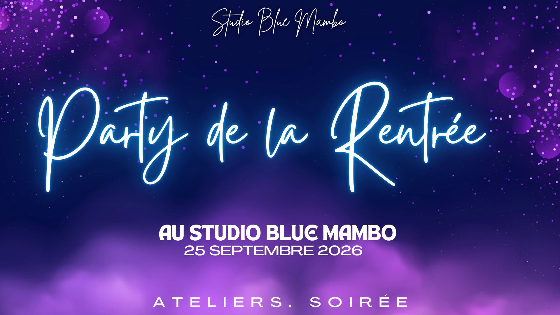 🍂🔥 PARTY DE LA RENTRÉE VENDREDI 25 SEPTEMBRE 🔥🍂