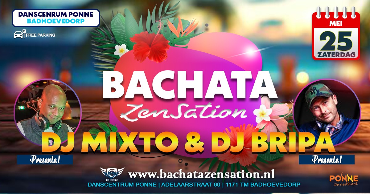 Bachata Zensation @ Ponne Badhoevedorp (nabij A-dam) - free parking