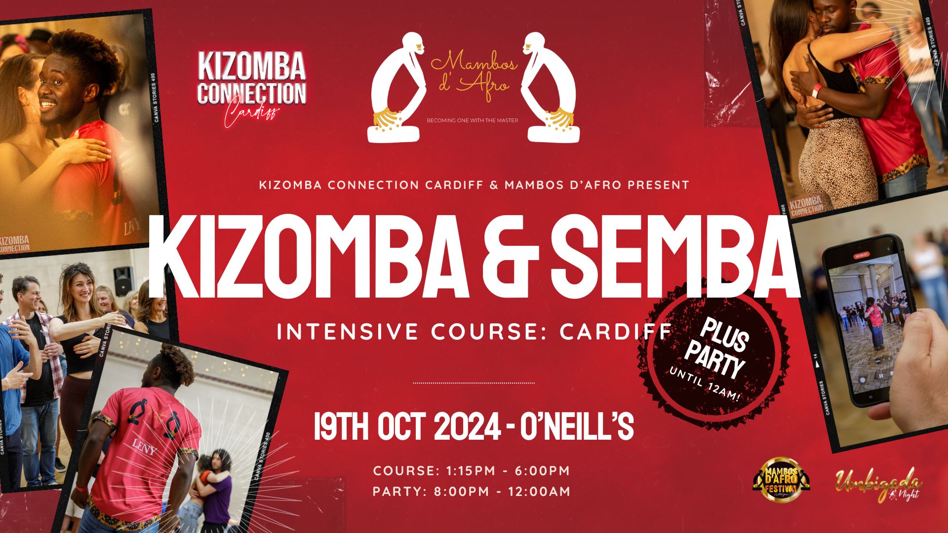 Kizomba & Semba Intensive Course Cardiff