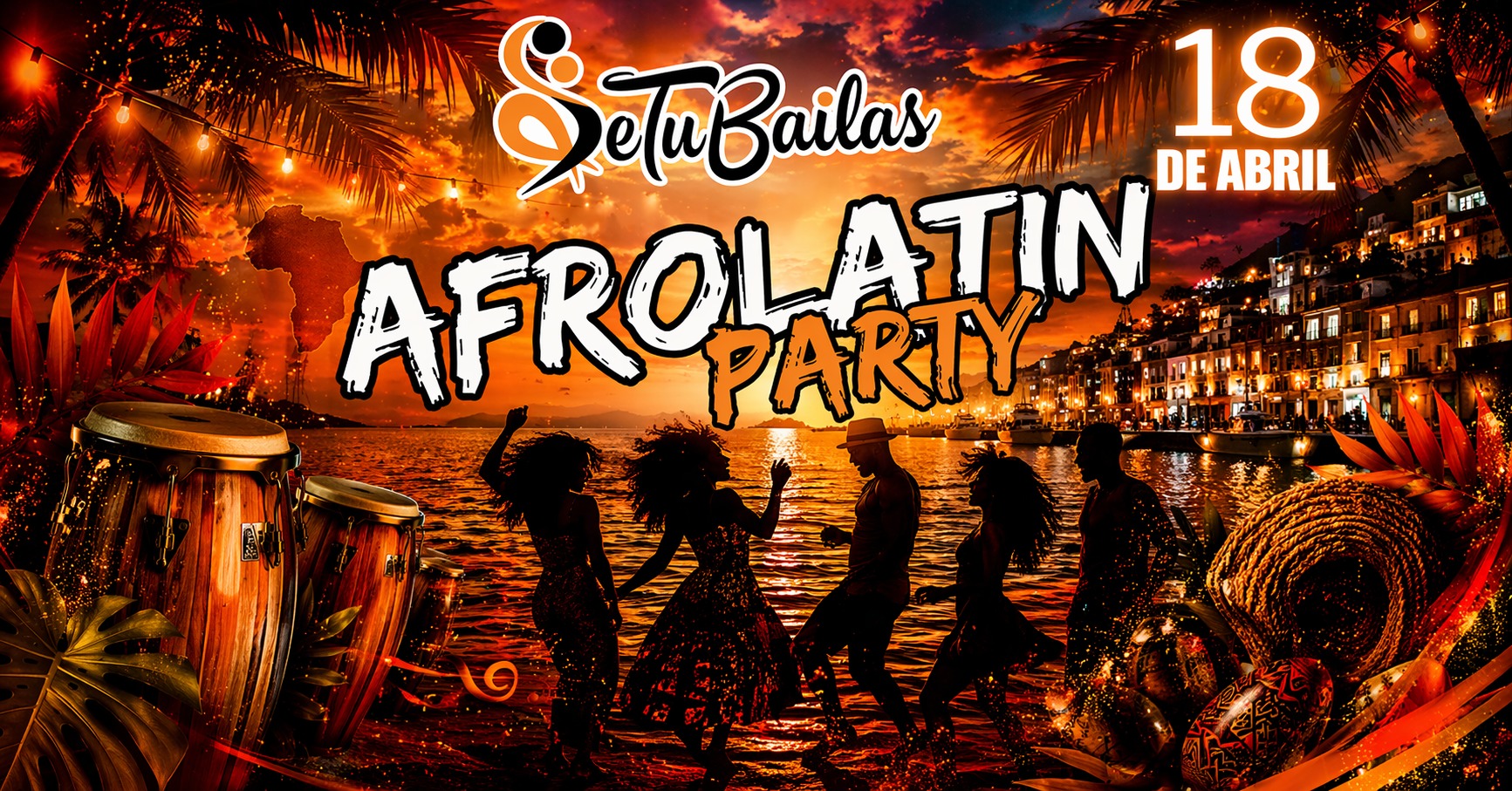 Setubailas Afrolatin Party - 18 Abril 2026