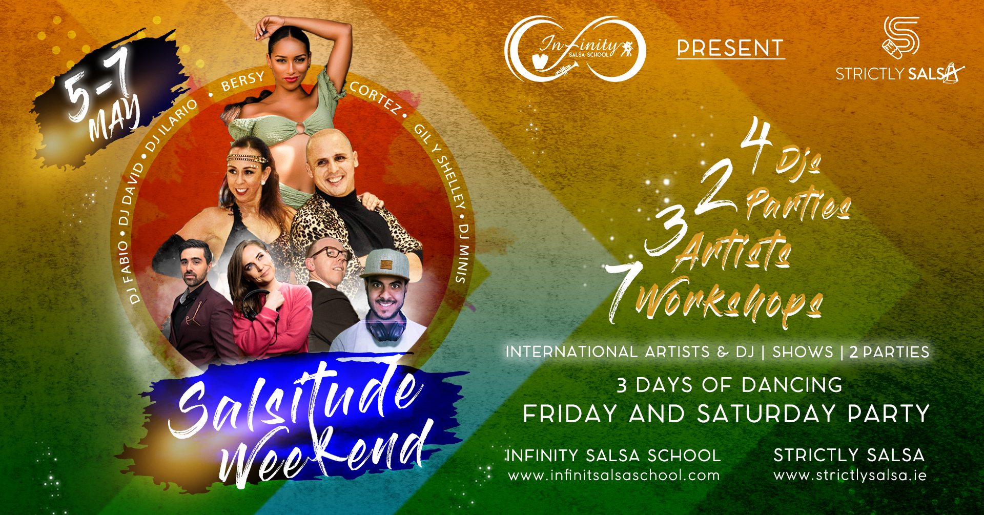 Salsitude Weekend - Salsa workshops, parties & shows with International artists and DJs