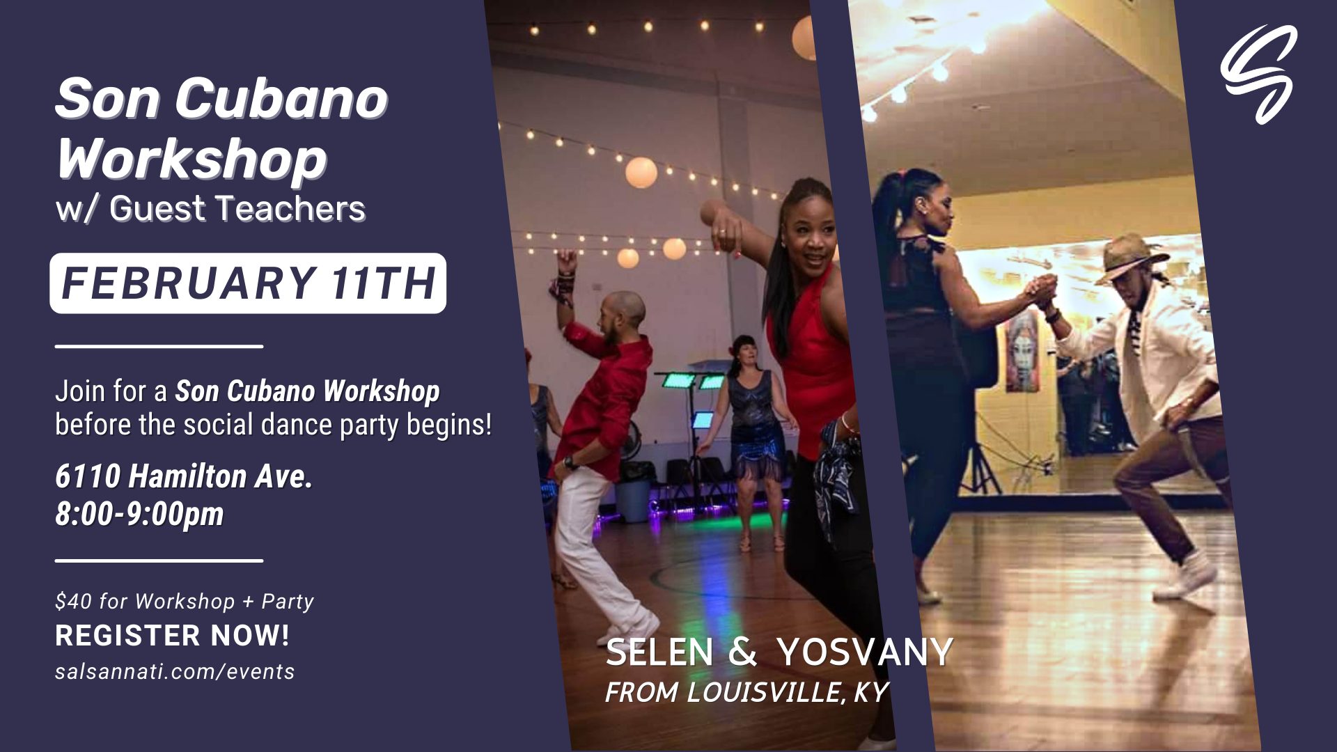 Pre-Party Son Workshop with Selen & Yosvany!