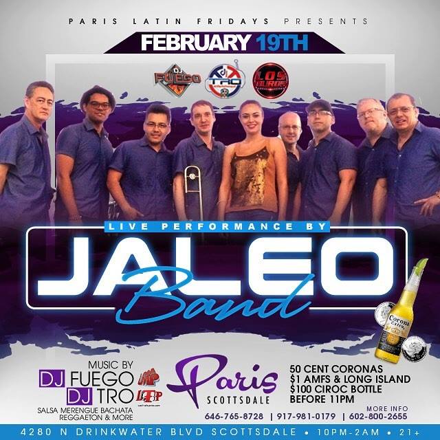 Paris Latin Fridays w Jaleo Band Live