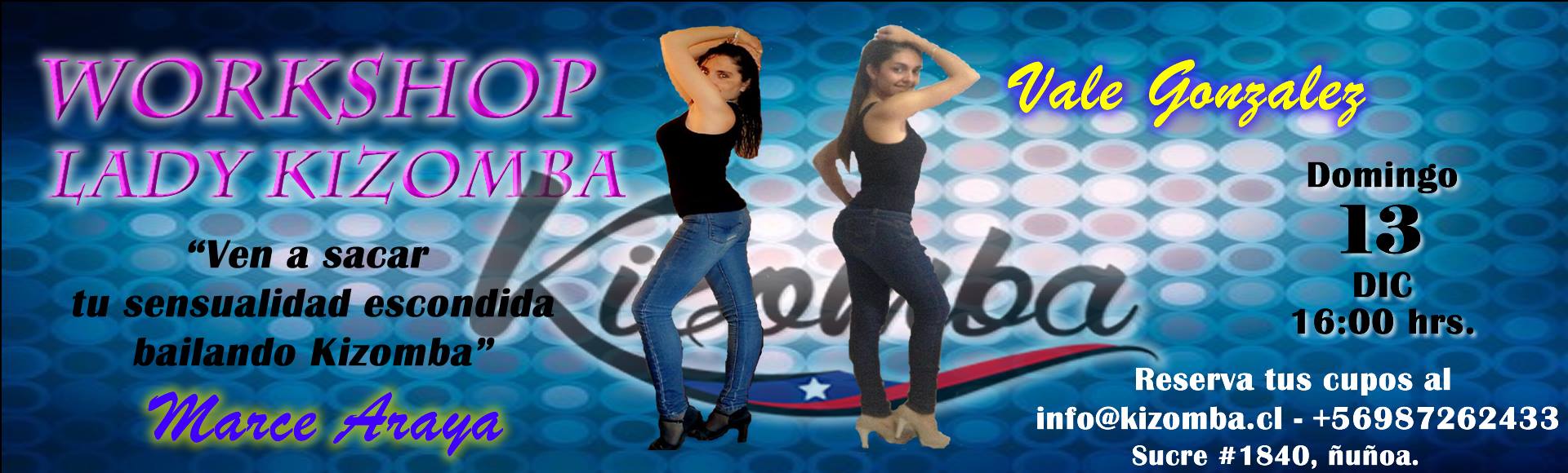 ★ ★ ★ WORKSHOP LADY KIZOMBA con Marcela y Valeria ★ ★ ★