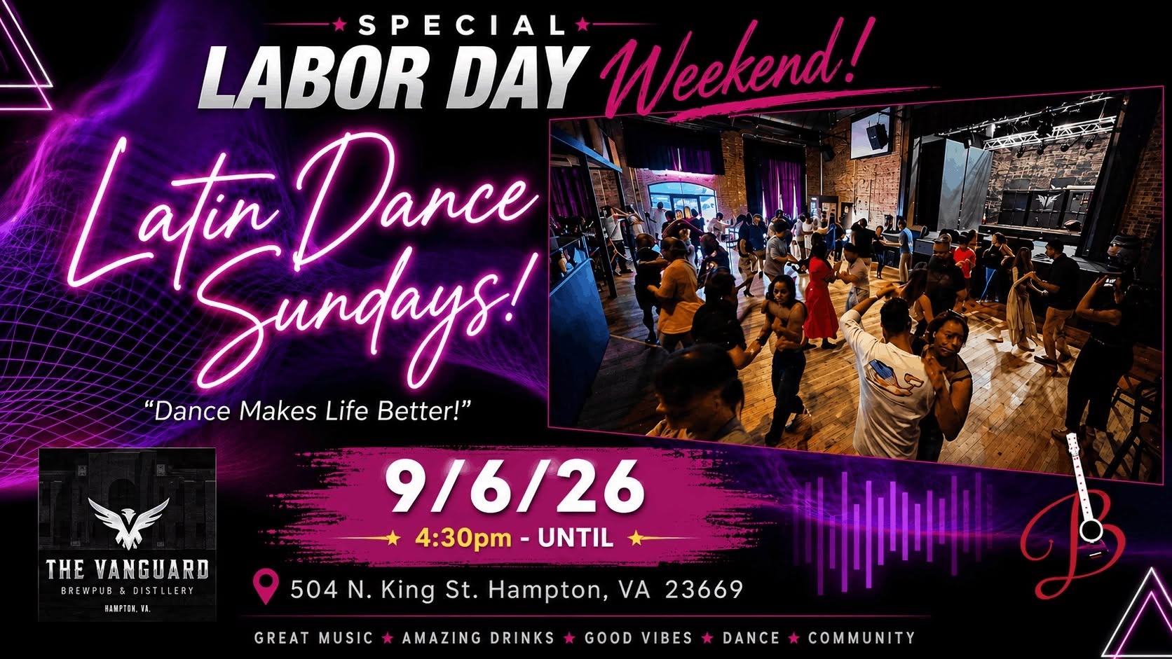 Labor Day Latin Dance Sunday!