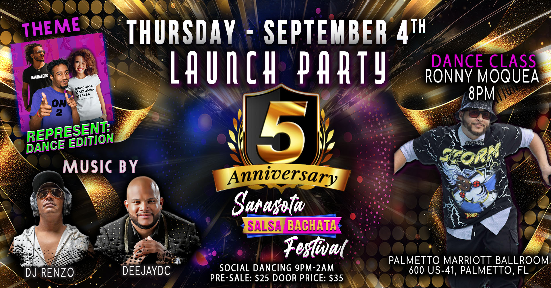 Official Launch PARTY SARASOTA SALSA&BACHATA FEST 2025