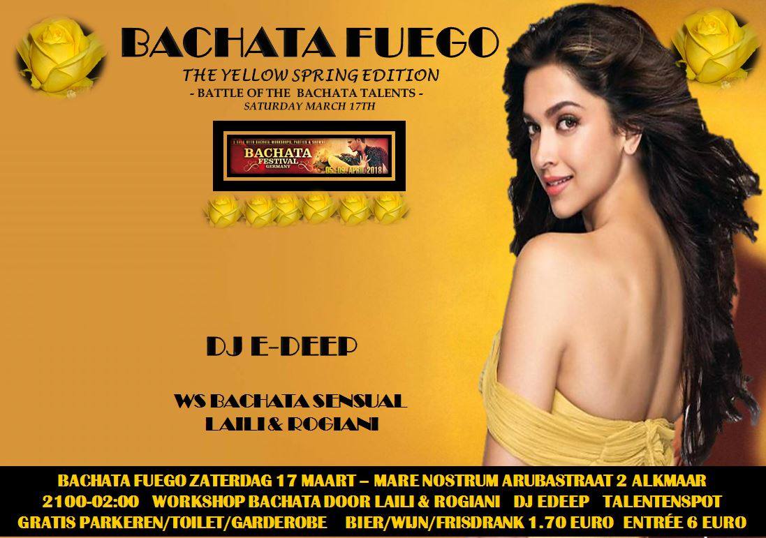 Bachata Fuego the Yellow Spring Edition 17 March