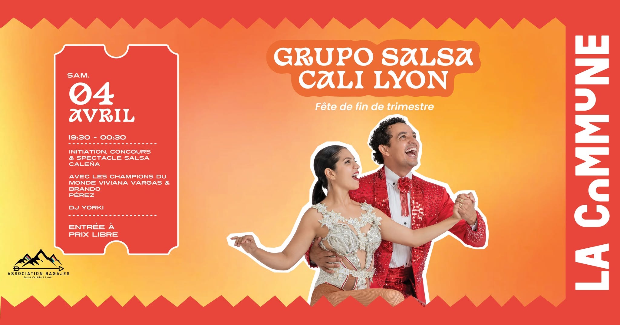 đ SoirĂ©e de fin de trimestre Grupo Salsa Cali Lyon