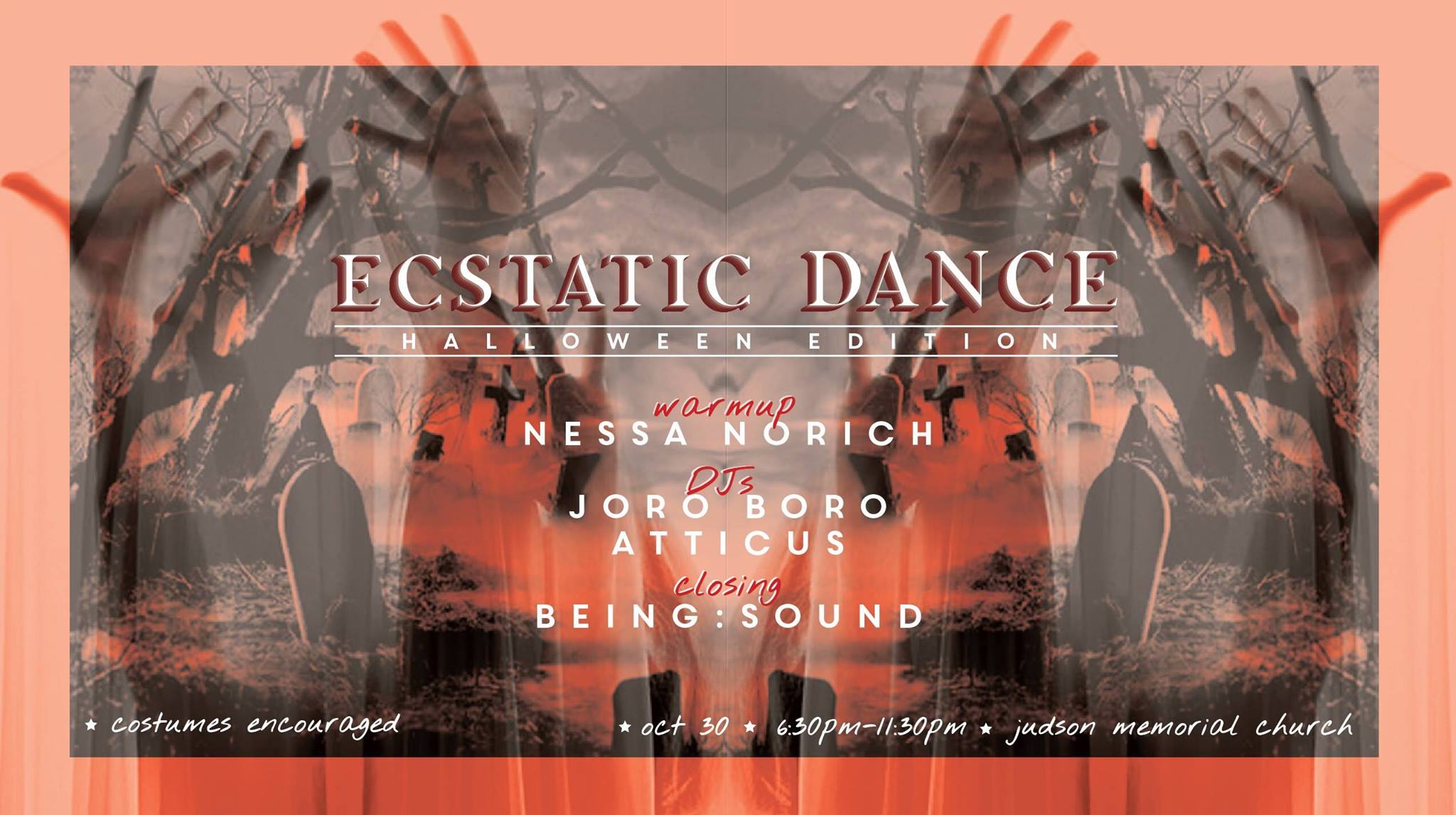 Ecstatic Dance: Halloween Edition at Judson Church