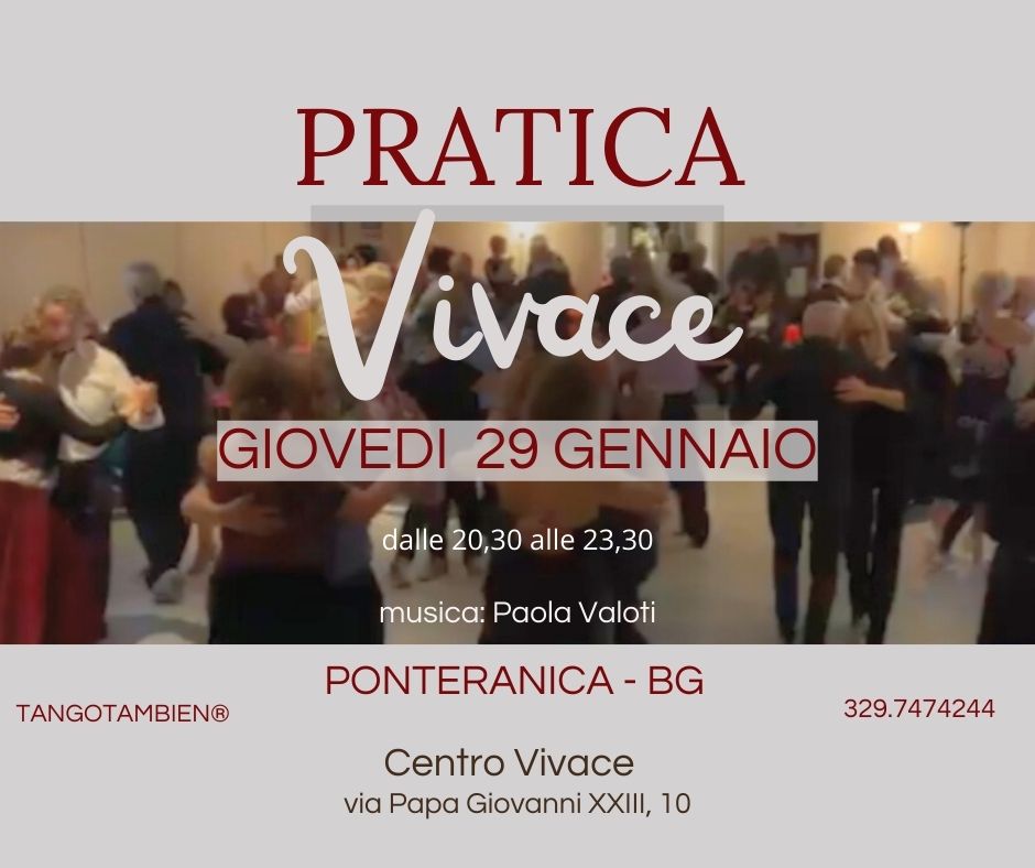 PRATICA VIVACE - Bergamo- Tj Paola Valoti