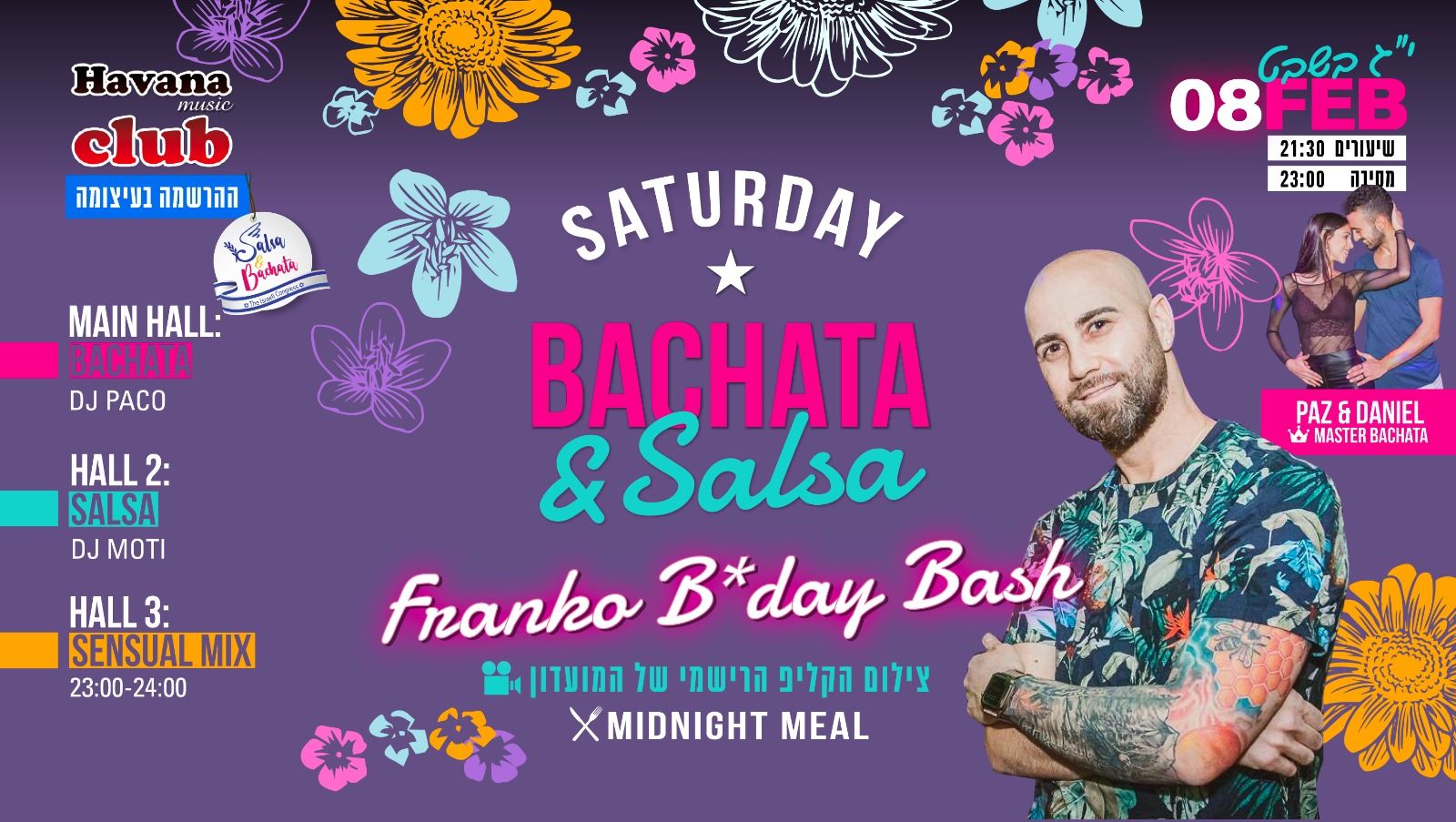 Havana Saturday Bachata&Salsa - 8.2 Franko Birthday Bash