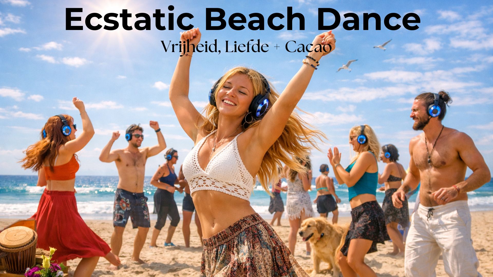 ECSTATIC BEACH DANCE - VRIJHEID, LIEFDE + CACAO
