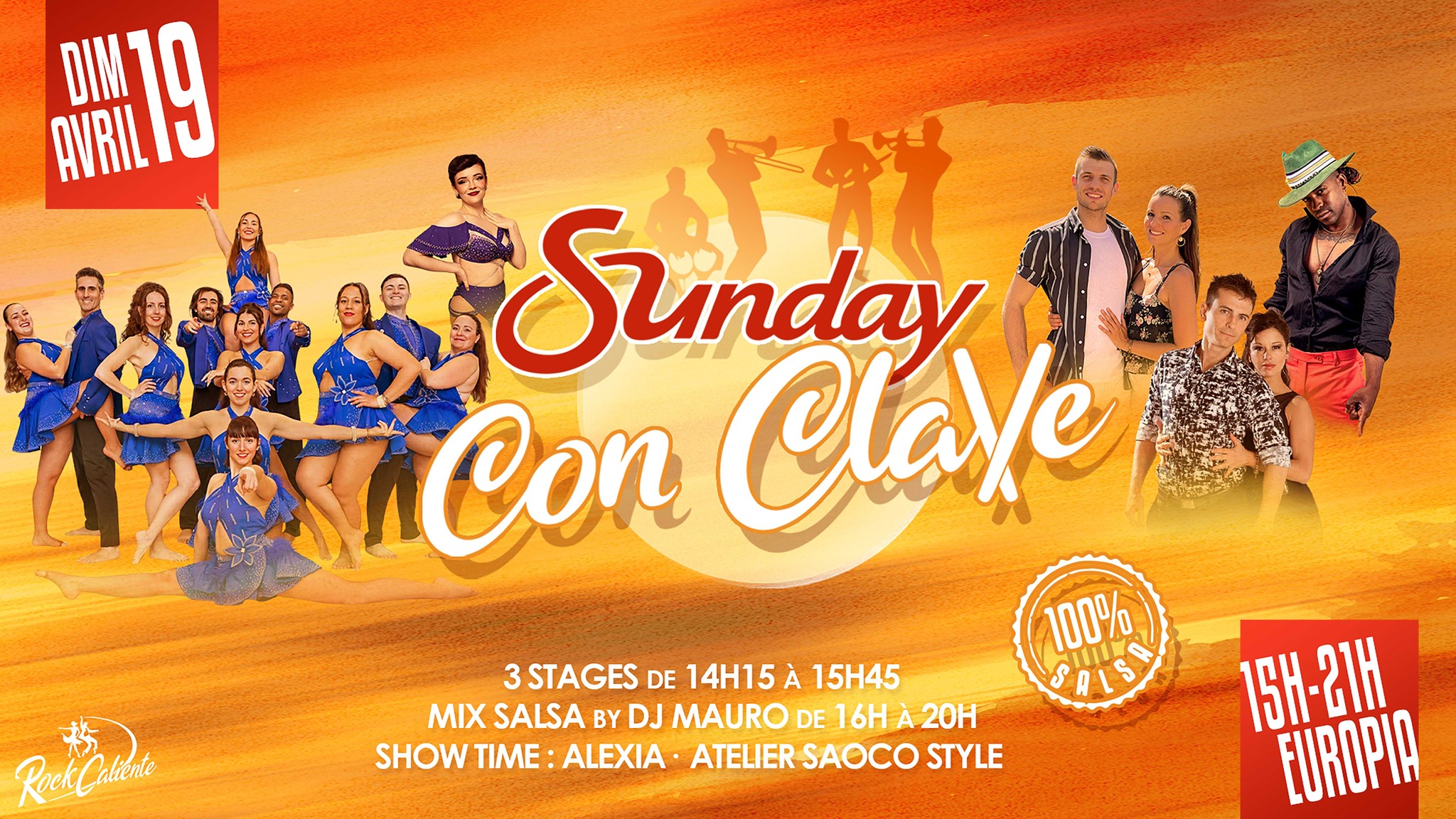 Sunday Con Clave Dimanche 100% SALSA ร Europia