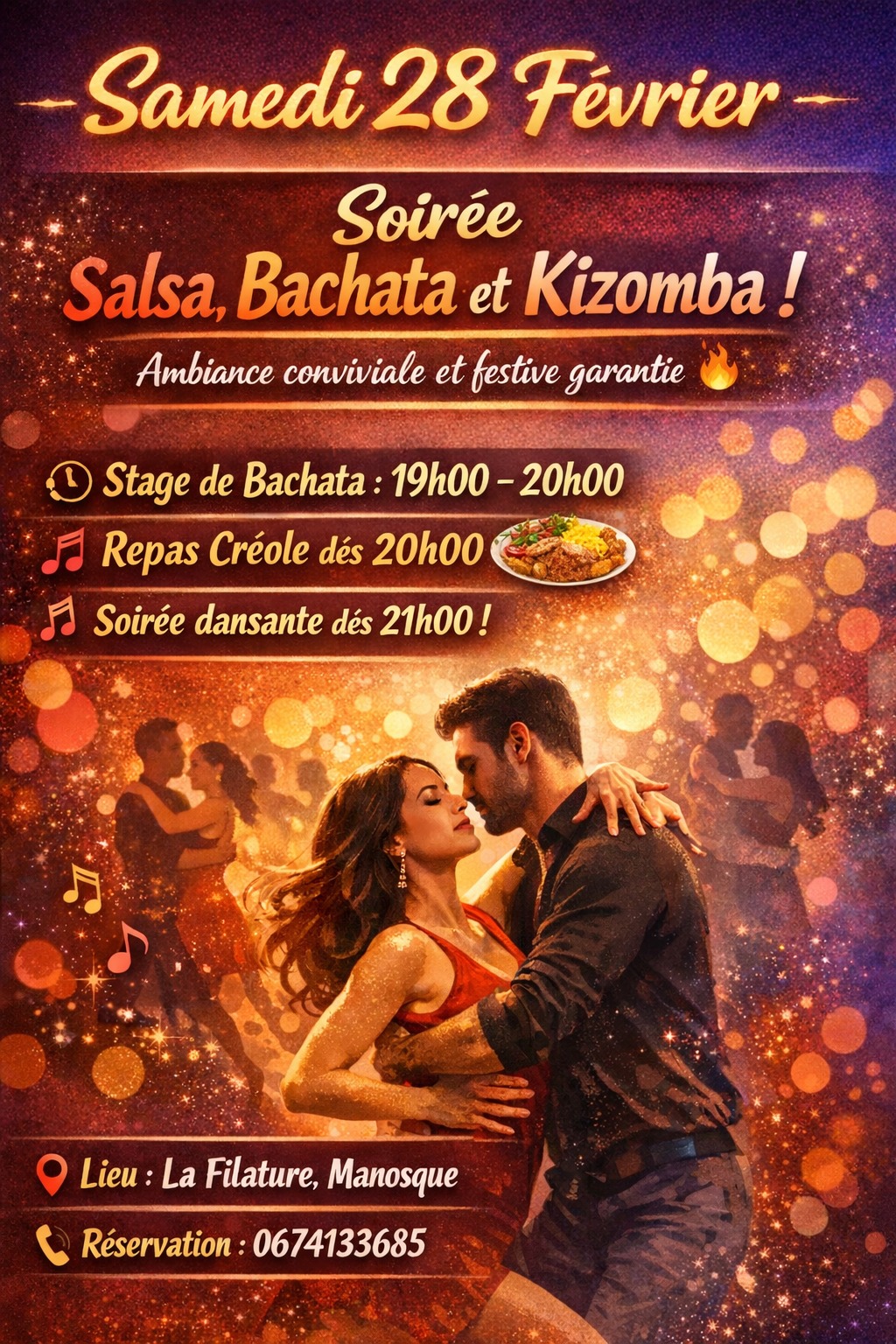 Soirée Latino Salsa Bachata Kizomba & R Dj Tounga