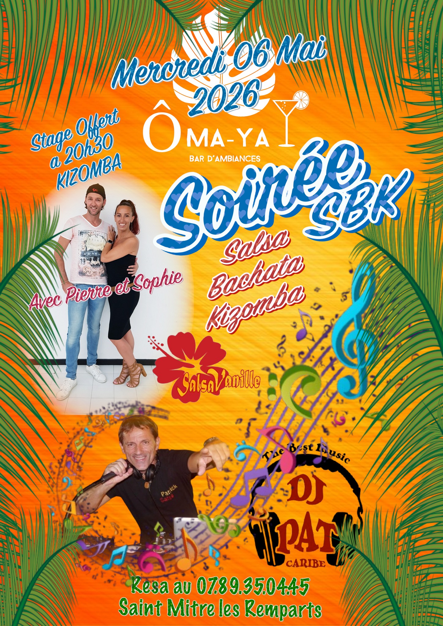 Agenda Soirées SBK, stages, cours - Avec Pierre & Sophie