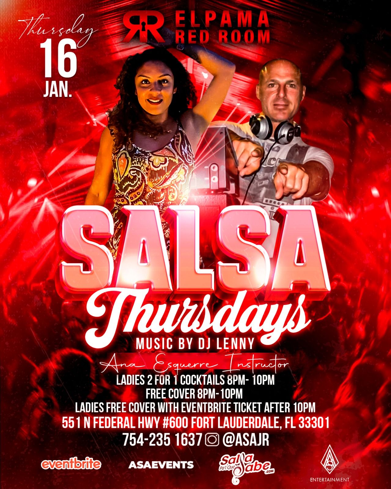 Salsa Thursdays at El Pama Red room