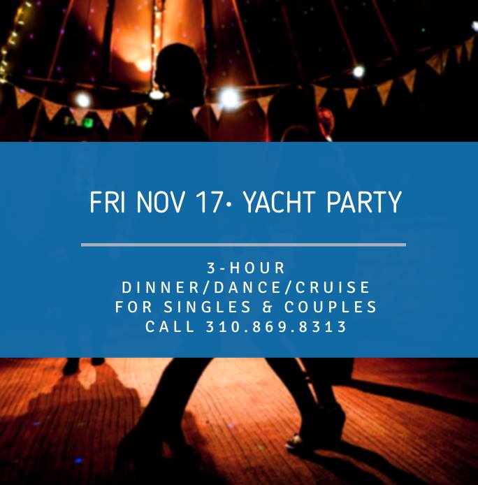 3-Hour Salsa Yacht Party Fri Nov 17th