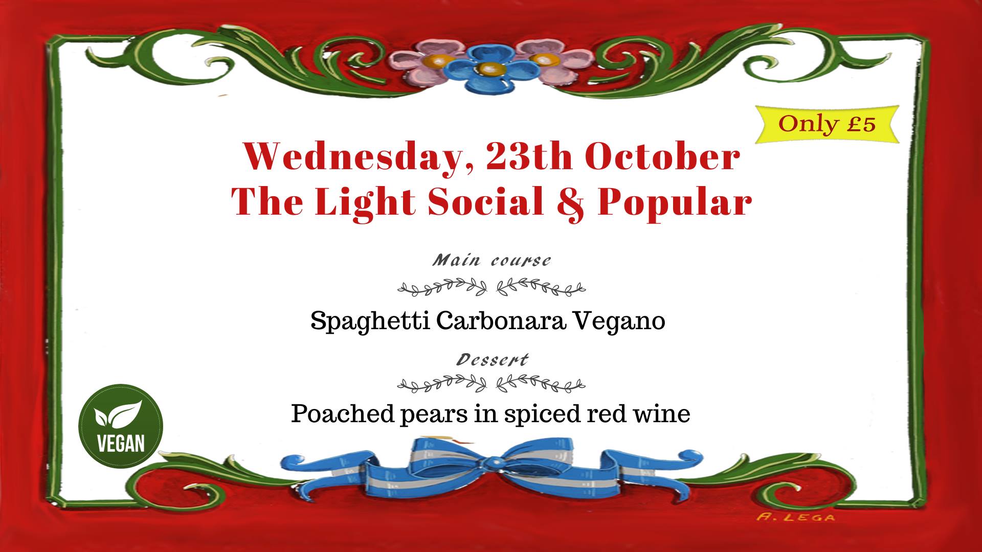 The Light Social & Popular Menu Edition 56th